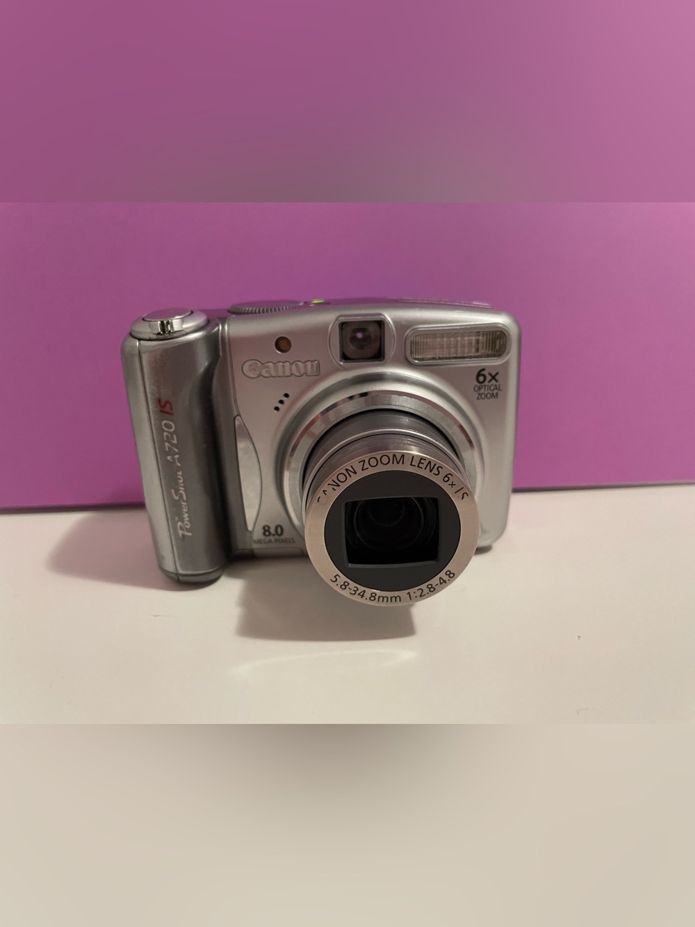 Canon Silver Compact Digital Camera with 6x Optical Zoom